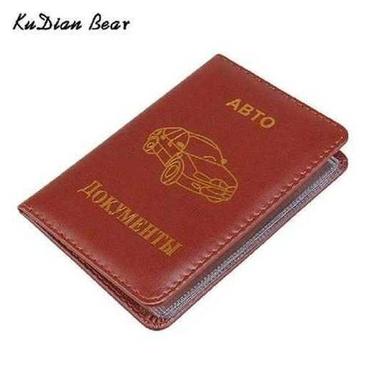Image sur Brand Russian Auto Driver license holder Car-Covers for Documents Designer Travel Wallets