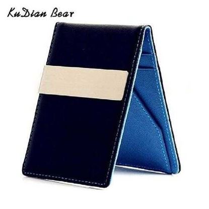 Picture of Men Money Clip Wallet Metal Removable Stainless Steel Clip Slim Credit Card Organizer for Money