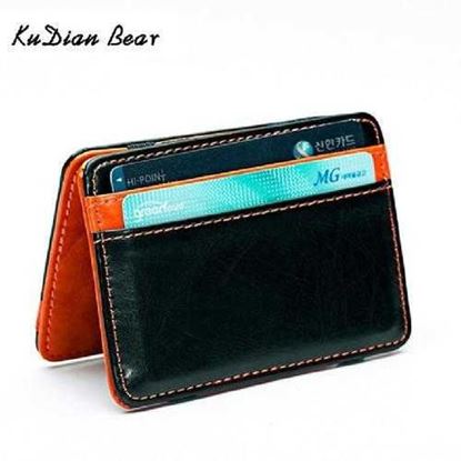 Image de Korean Magic Money Clips Wallet Leather Men Purse Casual Credit Card Organizer