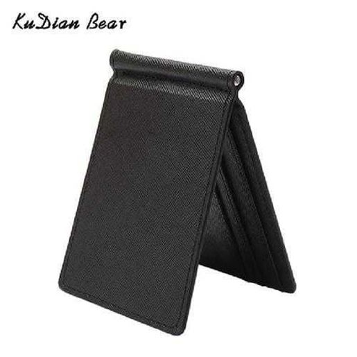 Picture of Slim Men Money Clip Wallet Mental Solid Male Purses Designer I Clip Cash Holder Card Cases