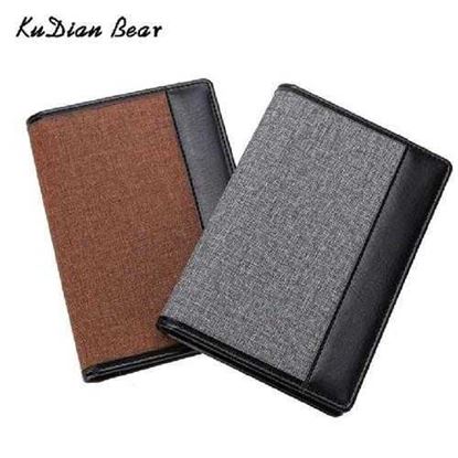 Picture of Leather Passport Cover Men Travel Credit Card Holder Cover Russian Passport Wallet for Document