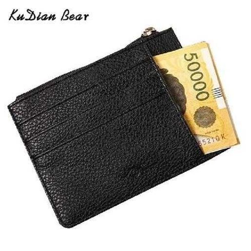 Picture of Slim Men Credit Card Holder Brand Designer Card Organizer Male Card Wallets tarjetero hombre