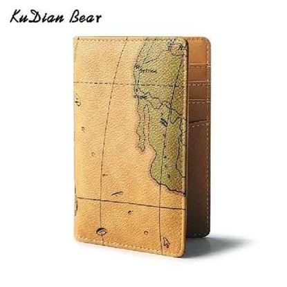 Picture of World Map Passport Cover Travel Passport Holder Men Card Wallet Card Holder Cover for Documents