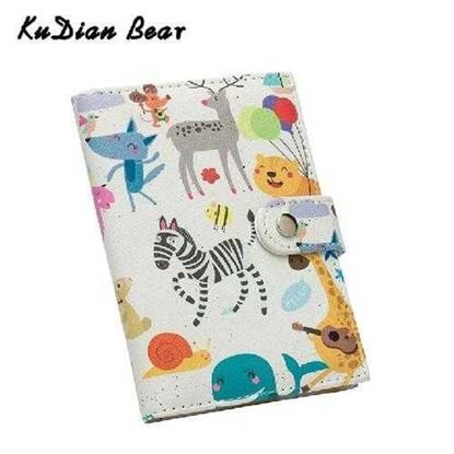 Image de Fashion Cute Cartoon Passport Cover Women PU Leather Travel Passport Holder Wallet Case Card ID Holders