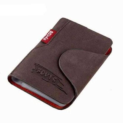 Picture of Leather Business Cards Holder Credit Card Cover Bags Hasp Card Organizer Bags Tarjetero