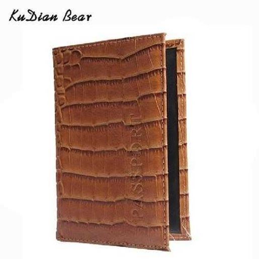 Image sur Crocodile Women Passport Cover PU Leather the Cover of the Passport Holder Travel Cover Case