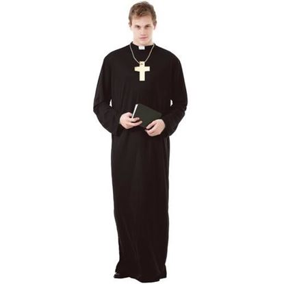 Image de Prayerful Priest Adult Costume, L