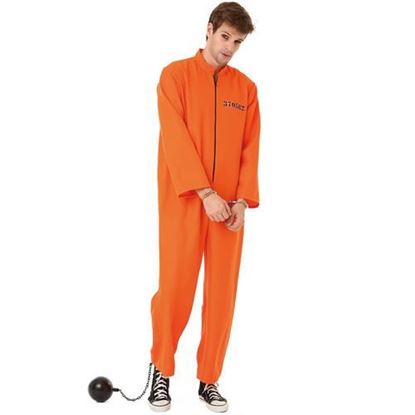 图片 Conniving Convict Adult Costume, L