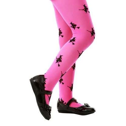 Image de Pink Witch Costume Tights, L