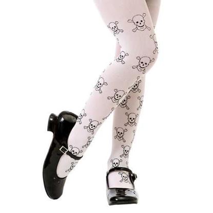 Picture of Skull Costume Tights, L