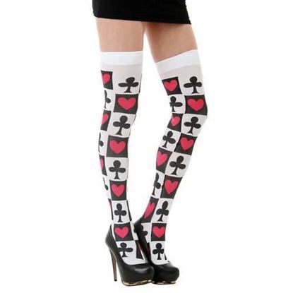Image de Suited Thigh High Costume Tights
