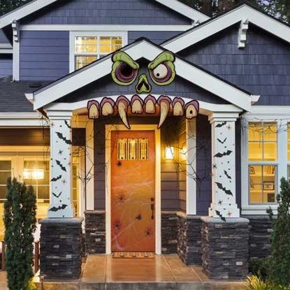 Picture of Mad Monster Face Outdoor House Decor