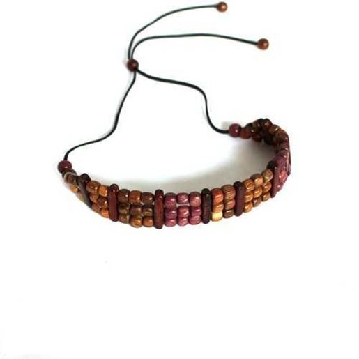 Image sur Wood Choker Necklace - Natural Artist