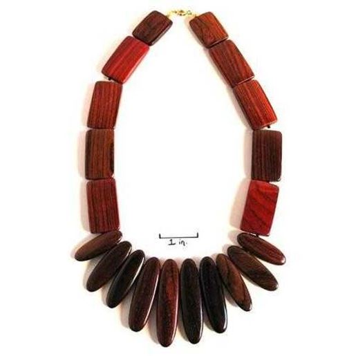 Image sur Rosewood Necklace - Athena - Natural Artist