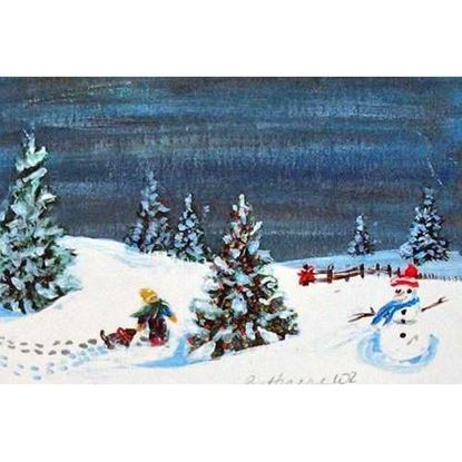 Picture of Winter Miniature Print - Tree of Light - Natural Artist