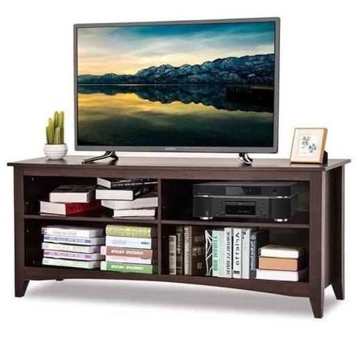 Picture of Contemporary TV Stand for up to 60-inch TV in Espresso Finish