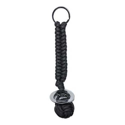 Image de Guardian Cord Paracord Keychain (Black) - Case of 36