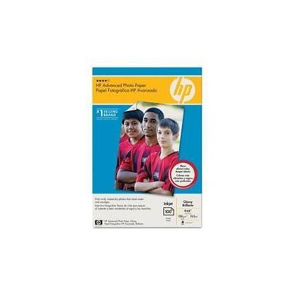 Picture of HP ADVANCE GLOSSY PAPER 4X 6 100 SHT 100 SHEETS OF 4 X 6 BORDERLESS GLOSSY ADVAN