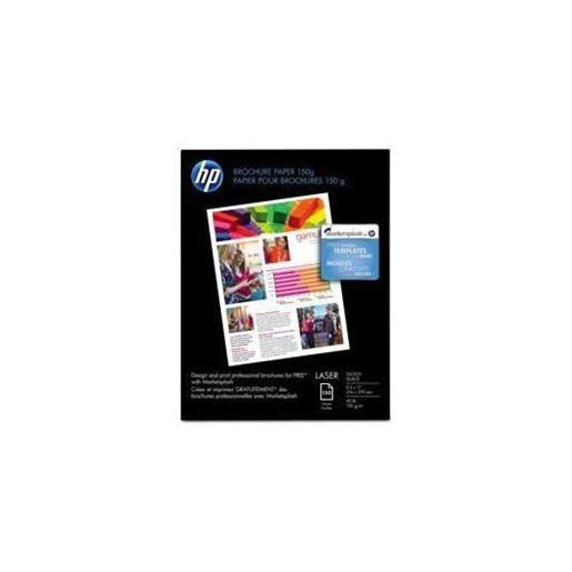 Image sur HP GLOSSY COLOR LASER BROCHURE PAPER 150 SHEETS HEAVEY WEIGHT WITH TWO SIDED GLO