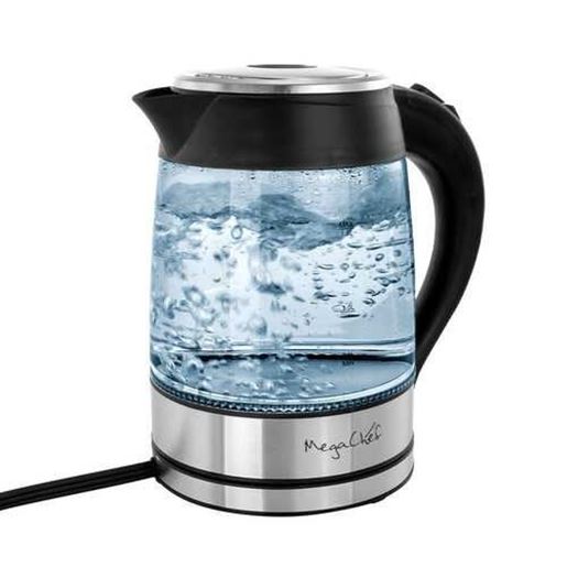 Picture of MegaChef 1.8Lt. Glass Body and Stainless Steel Electric Tea Kettle