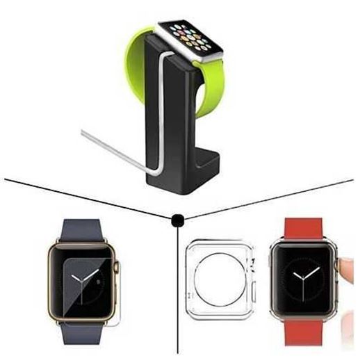 Image sur iWatch Charging Dock and Protection Bundle