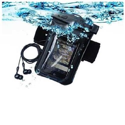 图片 Waterproof Bag for you Smartphone with Music Out Jack and Waterproof Headphones