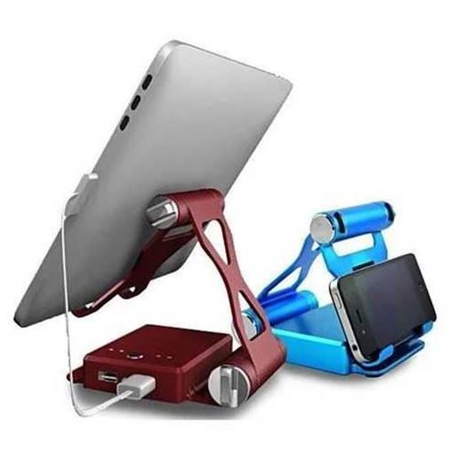 Image sur Podium Style Stand With Extended Battery Up To 200% For iPad, iPhone And Other Smart Gadgets