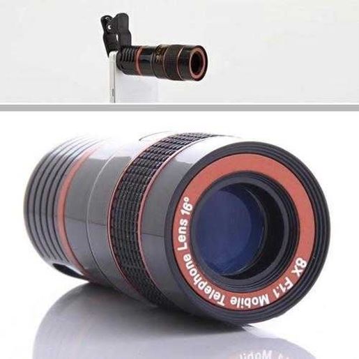 Image sur Telephoto PRO Clear Image Lens Zooms 8 times closer! For all Smart Phones & Tablets with Camera