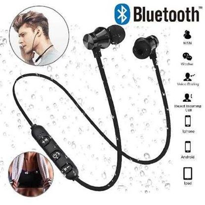 Image de Magnetic Attraction Bluetooth Earphone Waterproof Sport Headphone 4.2 with Charging Cable Young Earphones Build-in Mic Headphone