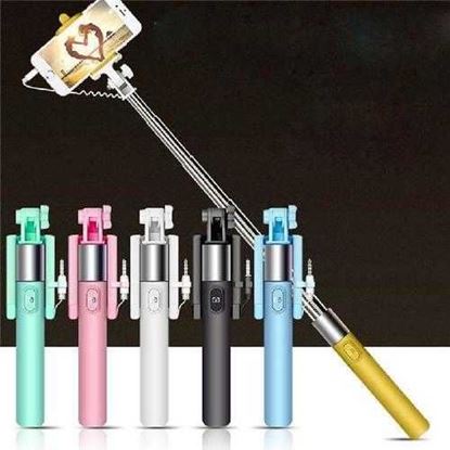 Image de Selfie Stick Extendable Handheld Self-portrait Holder Monopod Stick For Cell Phone Jul14 Professional Drop Shipping