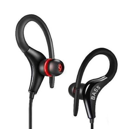 Foto de Bass Earphones Hot Sale Ear Hook Sport Running Headphones For Phones Xiaomi iPhone Samsung IOS Android phone Headset