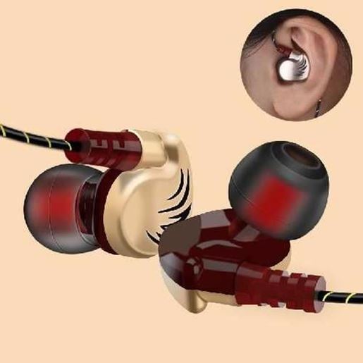 Image sur VPB V11 Sport Earphone Wired Super Bass 3.5mm Crack Earphone Earbud with Microphone Hands Free Headset for Samsung