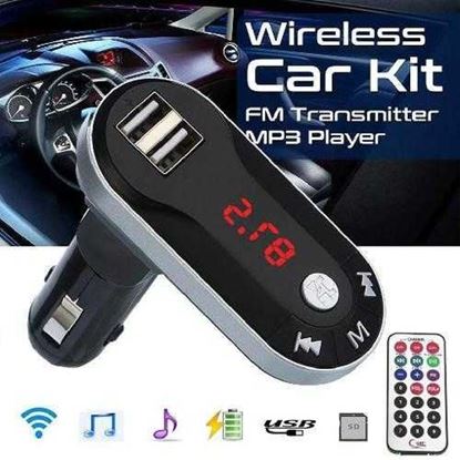 Image de New Bluetooth Car FM Transmitter Modulator Car mp3 Player Wireless Handsfree Music with USB interface Car USB TF SD Remote 11.8