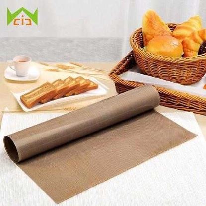 Picture of WCIC Teflon Sheet Reusable Resistant Baking Mat Grill Liner Oil-proof Paper Baking Oven Tool Non-stick for BBQ