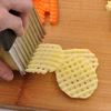 Picture of Stainless Steel Potato Chips Making Peeler Cutter Vegetable Kitchen Knives Fruit Tool Knife Accessories Wavy Cutter TQ