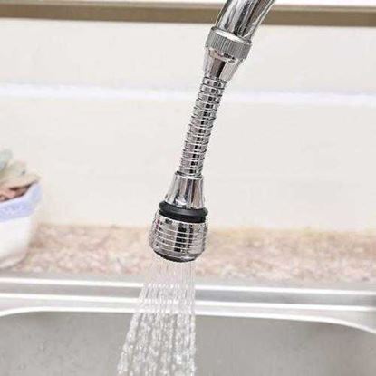 Picture of Faucet Splash Nozzle ABS Plastic Faucet Splash Nozzle Rotatable Water-saving Shower Bath Valve Filter Devices Two Water-outlet