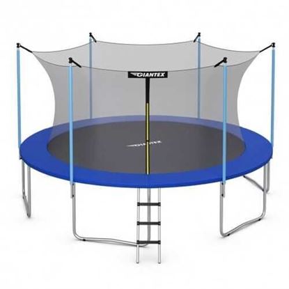Picture of 14 ft Trampoline Combo Bounce with Ladder and Enclosure Net