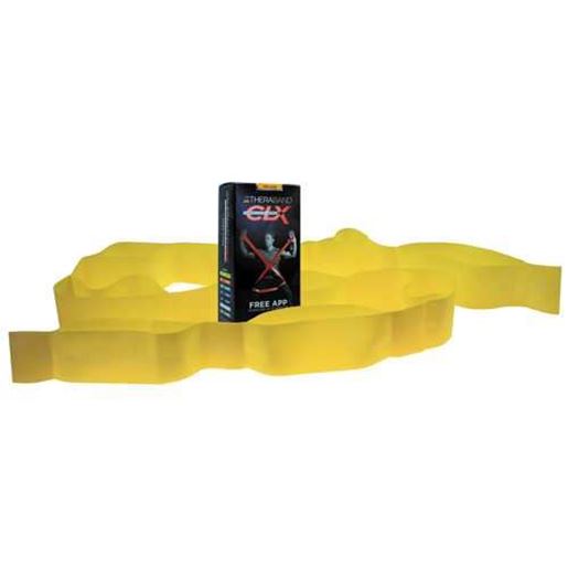 Picture of Theraband Consecutive Loops Yellow 5' Individual  9-Loop