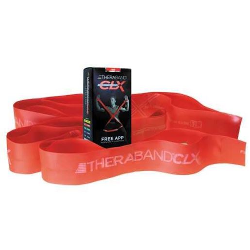 Picture of Theraband Consecutive Loops Red 5' Individual  9-Loop