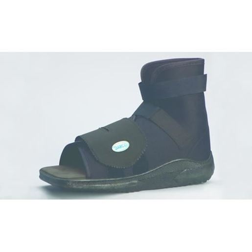 Picture of Slimline Cast Boot  Black Square-Toe  Adult Small