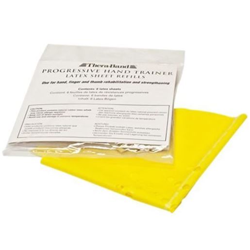 Foto de Theraband Progressive Hand Trainers Yellow Refills (Pk/6)