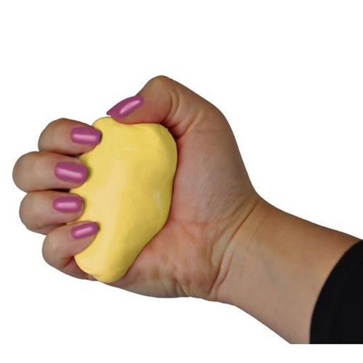 Picture of Squeeze 4 Strength  4 oz. Hand TherapyPutty Yellow XSoft