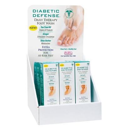 Foto de Diabetic Defense Daily Therapy Foot Wash Display