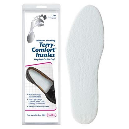 Picture of Sockless Insoles w/Terry Comfort One Size Fits Most Pr