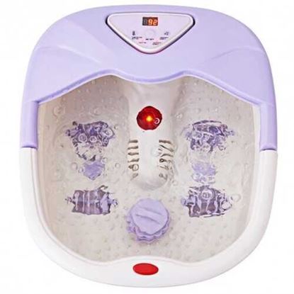 Foto de LCD Display Temperature Control Foot Spa Bath Massager-Purple - Color: Purple