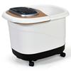 Picture of Portable All-In-One Heated Foot Bubble Spa Bath Motorized Massager-Coffee - Color: Coffee