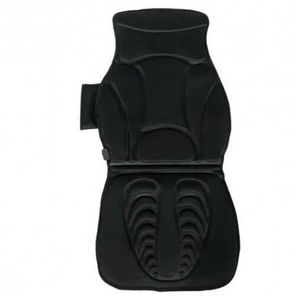图片 Vibration Massage Car Seat Cushion with 10 Vibration Motors - Color: Black