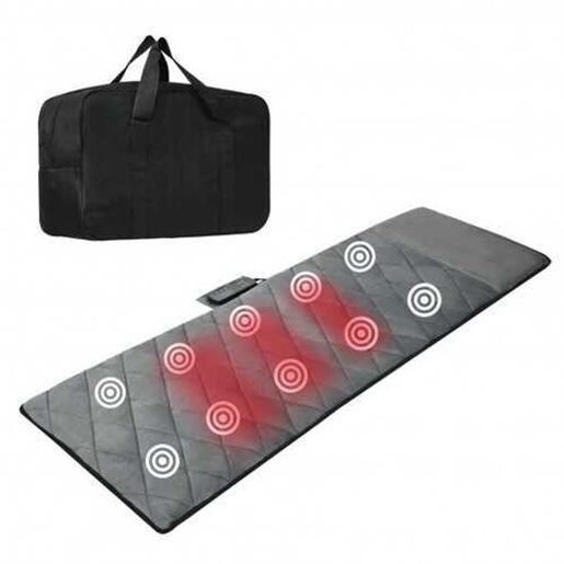 Foto de Foldable Mat Full Body Massager with 10 Vibration Motors and 3 Heating Pads