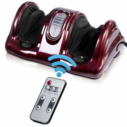 Foto de Therapeutic Shiatsu Foot Massager with High Intensity Rollers-Red - Color: Red