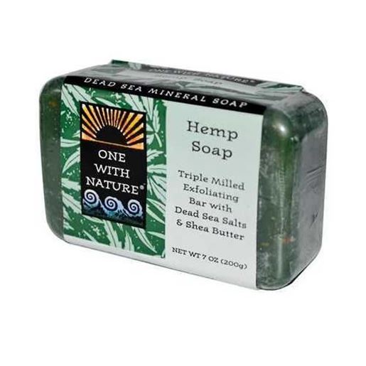 Picture of One With Nature Hemp Soap Peppermint (7Oz)